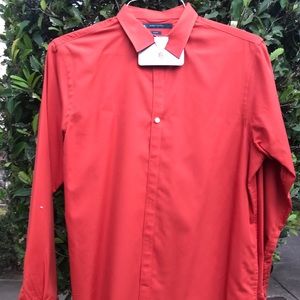 Long Sleeve Perry Ellis Great Fall Color Shirt.